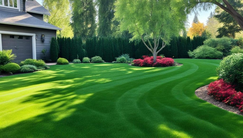 Low maintenance synthetic grass