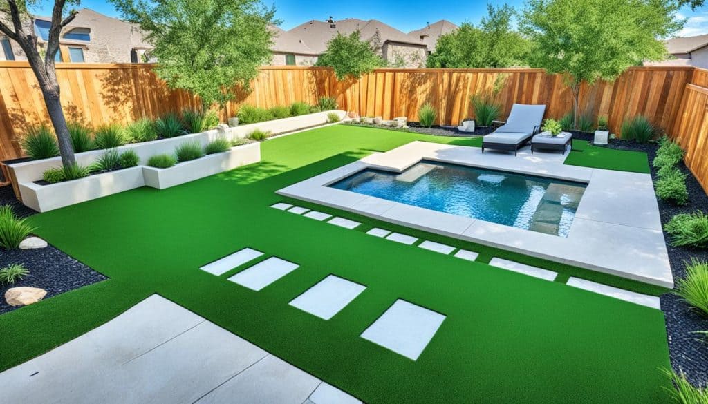 synthetic grass for Texas homes