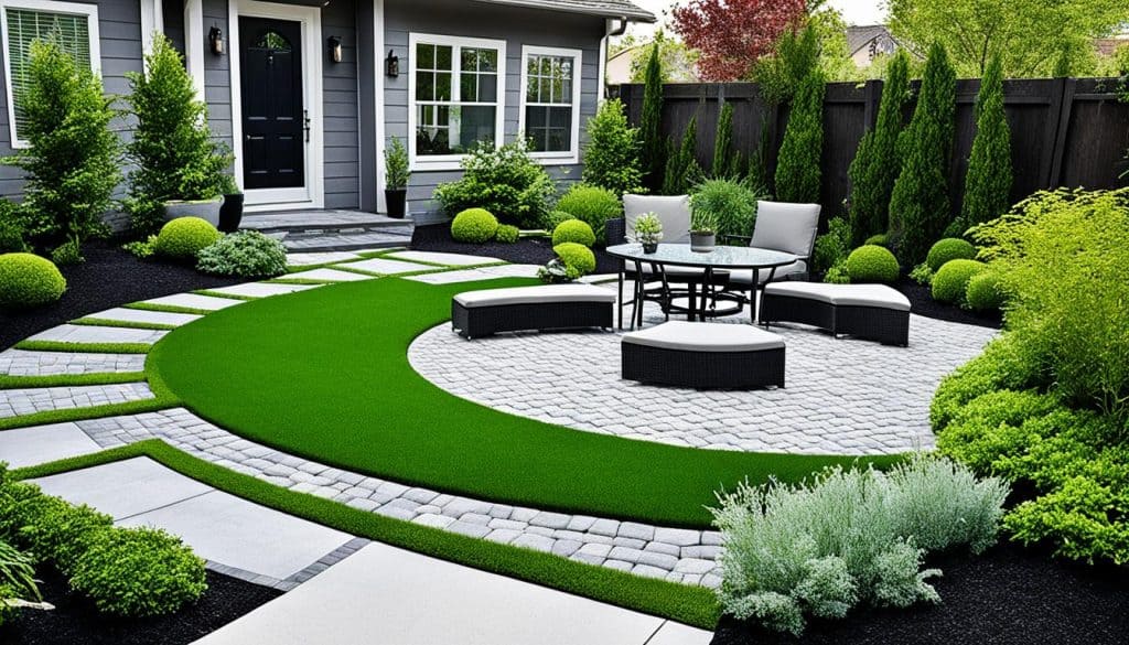 creative landscaping elements with pavers and turf creative landscaping elements with pavers and turf