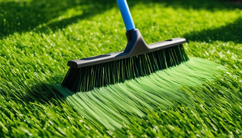 maintenance of artificial grass