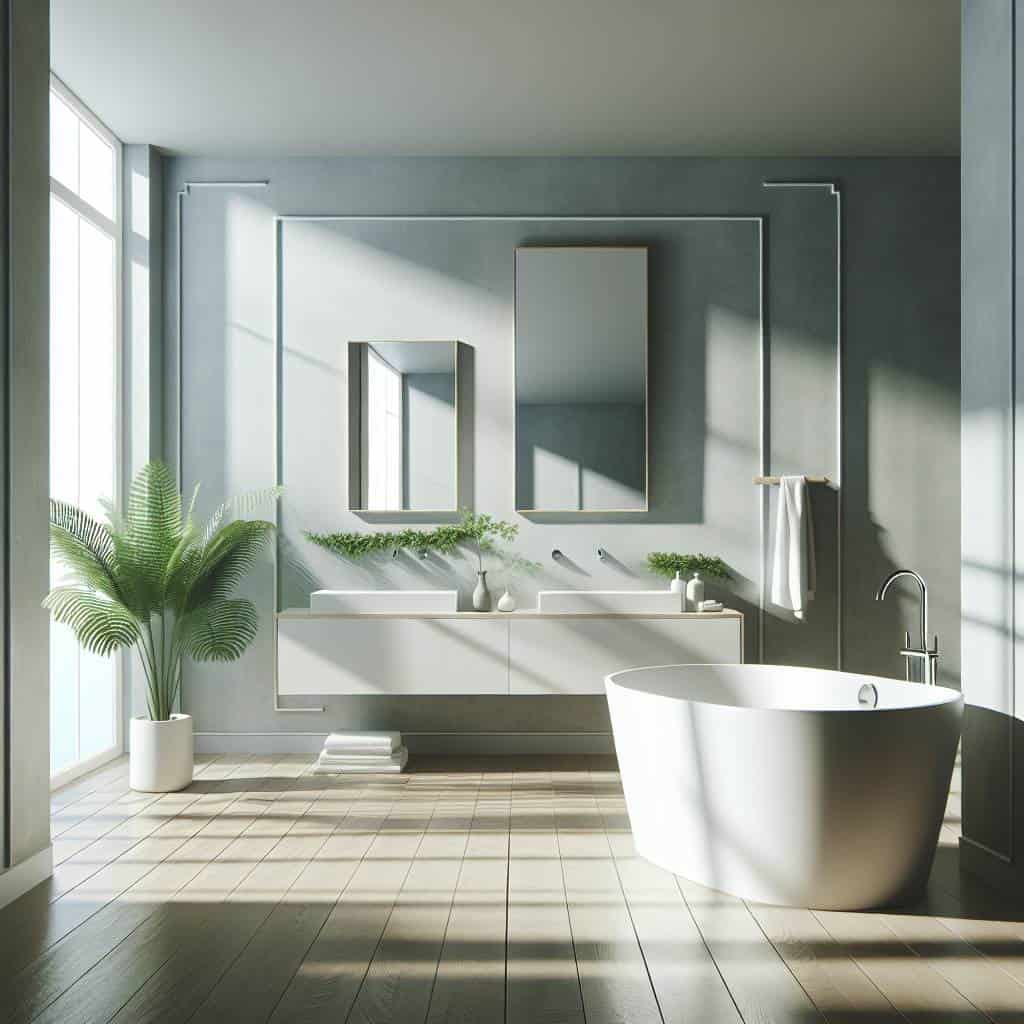 featured minimalist bathroom decor