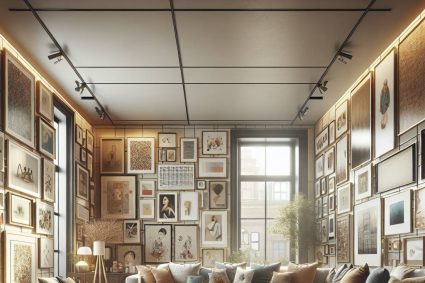 featured organizing a rotating art gallery at home 1