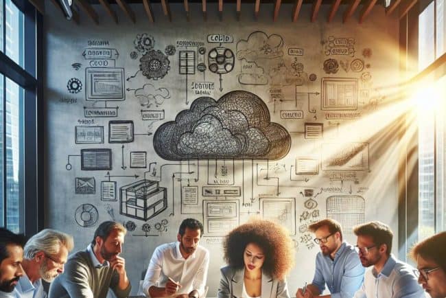 featured serverless cloud architecture