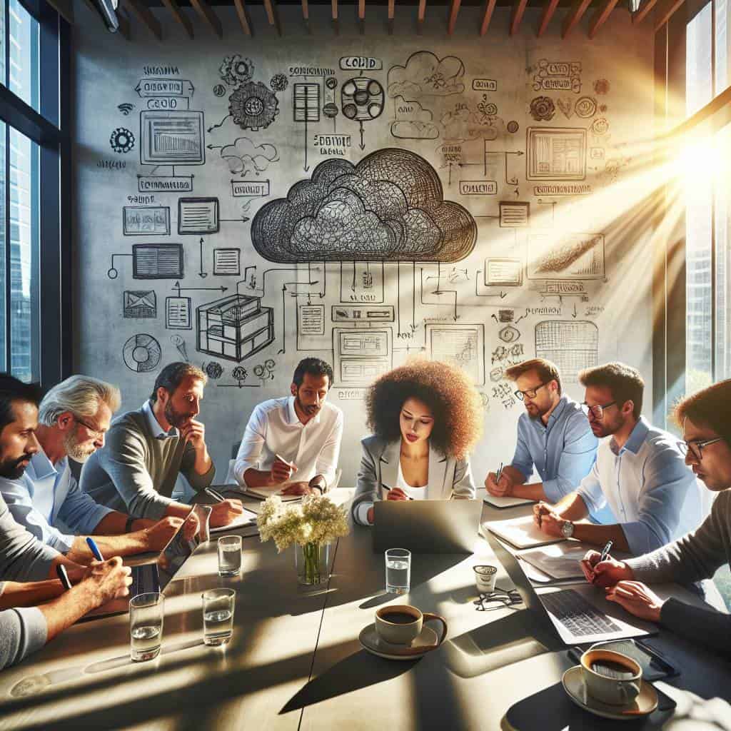 featured serverless cloud architecture