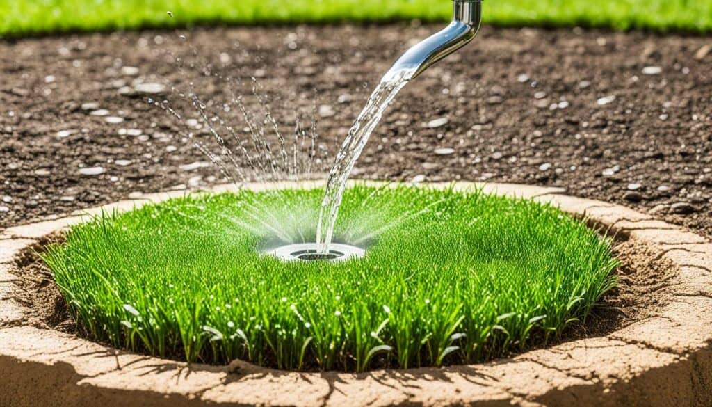 water conservation in sustainable lawn care