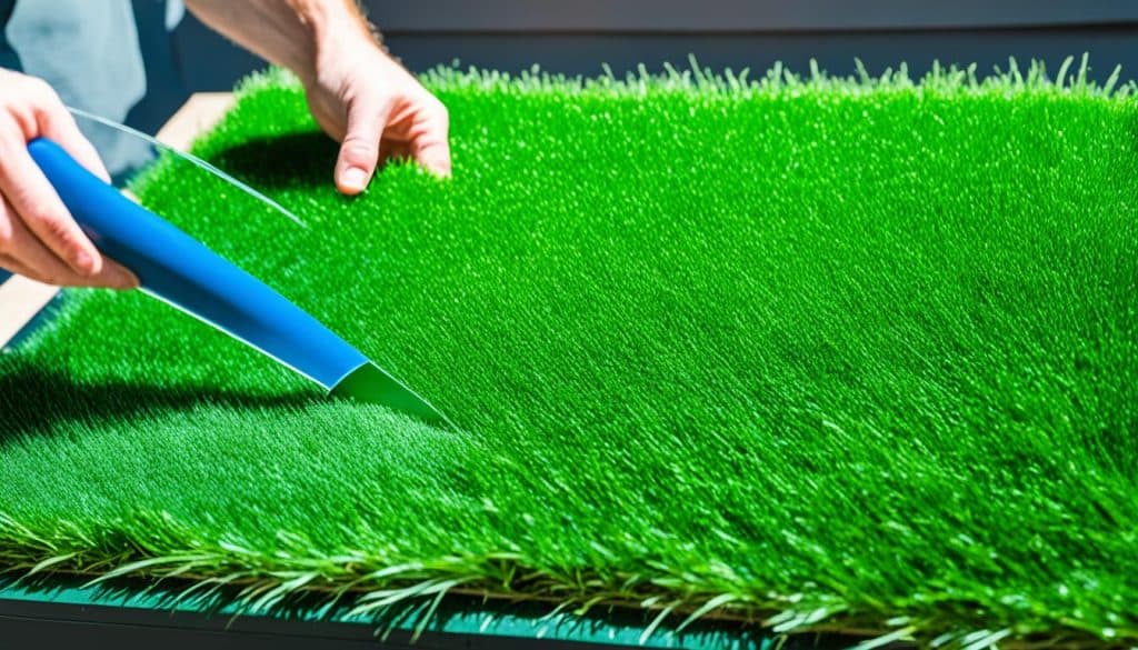 DIY installation of artificial grass techniques