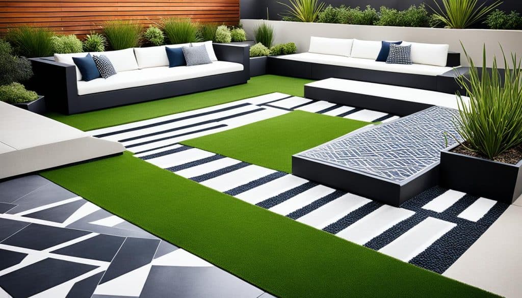 lawn inspiration with artificial the grass designs