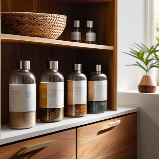 Laundry Room Cabinet Organization With Artistic Intent