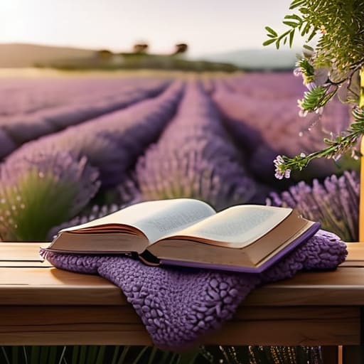 Morning light in Sun-Drenched Lavender Lofts.