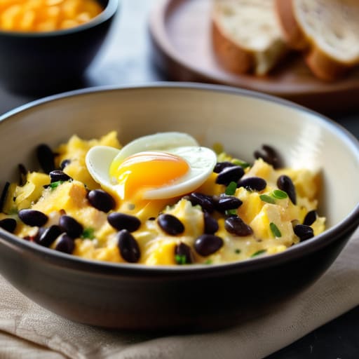 The Ultimate Egg & Black Bean Scramble.