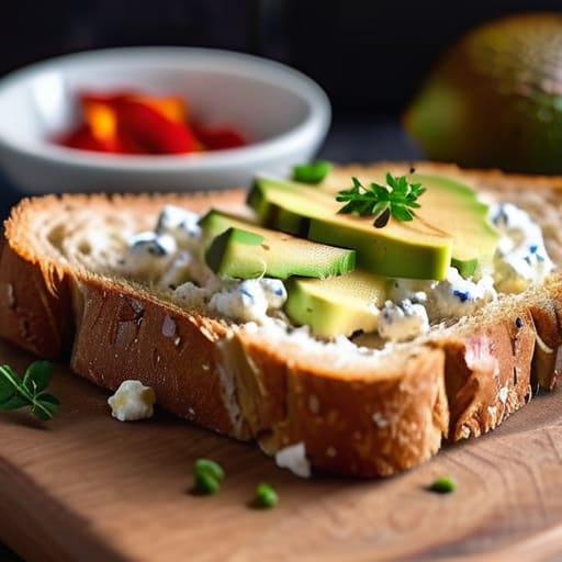 Cottage Cheese Toast Overload on sourdough.