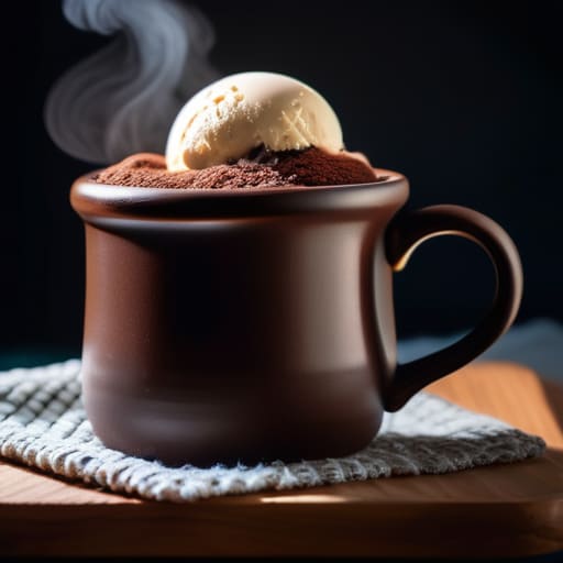 Quick Microwave Mug Cake Heaven dessert.