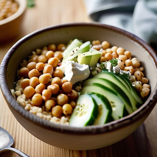 The "Dump and Go" Grain Bowl ingredients.