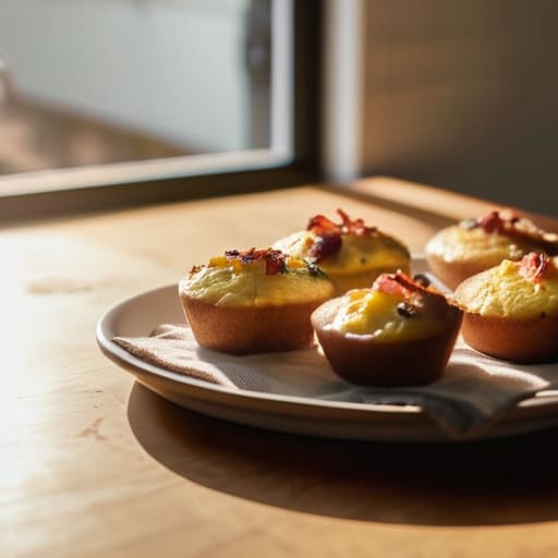 The "Grab-and-Go" Egg Muffins for breakfast.
