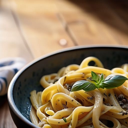 The Ultimate Comforting Creamy Pasta in bowl.