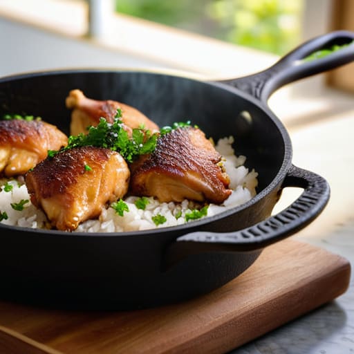 Zesty One-Pan Chicken and Rice recipe.