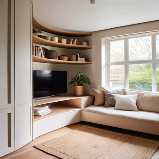 Modern living room layout ideas for small spaces.